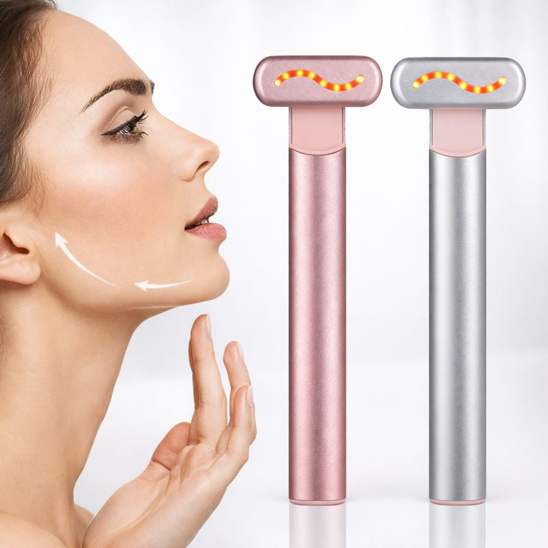 Zone du cou traitée avec le stylo lifting EMS NovaSkinLab